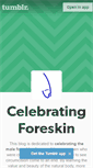 Mobile Screenshot of celebratingforeskin.com